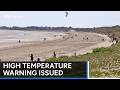 People enjoy the sun amid temperature warnings | RTÉ News