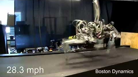 Cheetah Robot runs 28 3 mph; a bit faster than Usain Bolt