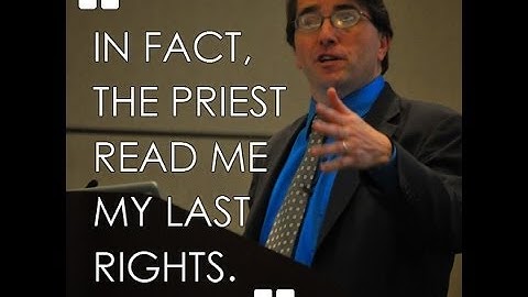 Dr. William Carrigan Gives His "Last Lecture"