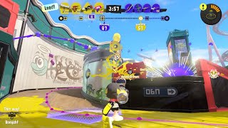 Splatoon 3: Almost one-way traffic in Tower Control [14(5)-3, Range Blaster]