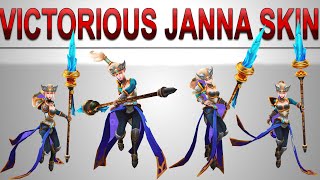 Victorious Janna Skin Spotlight 2020 | SKingdom - League of Legends