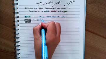 P6.2 6 Mark Question Solids, Liquids, Gases