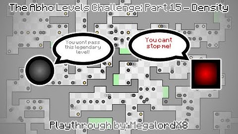 The Worlds Hardest Game Editor: (Abho levels challenge #15) Custom Level - Density