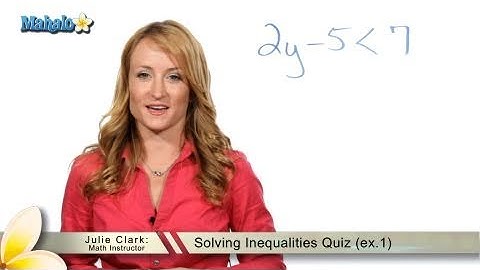 Solving Inequalities Quiz (ex.1)