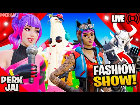 🔴(REAL) FORTNITE FASHION SHOWS *LIVE* | SKIN CONTEST! CUSTOM MATCHMAKING! (Fortnite Chapter 4 LIVE)