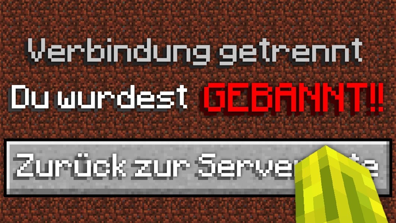 ICH WURDE vom SERVER GEBANNT?! - Minecraft WOLF 2 - YouTube