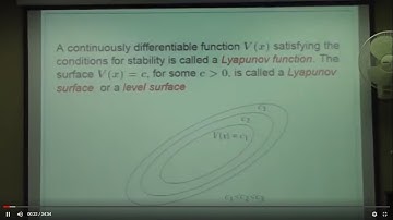 Non-Linear Control system Lyapunov Stability with example linearization P-2 Lec-11, Atta ullah Memon