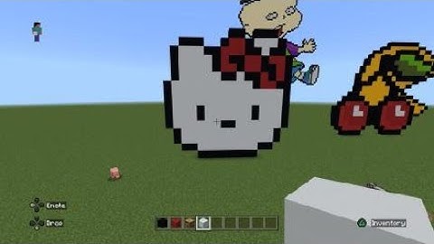 Minecraft Pixel Art - Hello Kitty