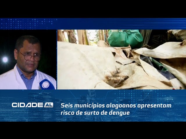 Seis municípios alagoanos apresentam risco de surto de dengue