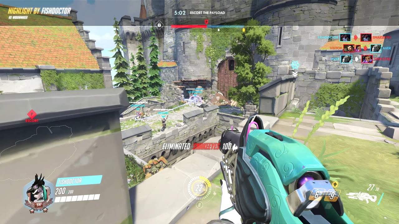 Widowmaker triple trickshot