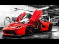 Me revving the LaFerrari in a carwash