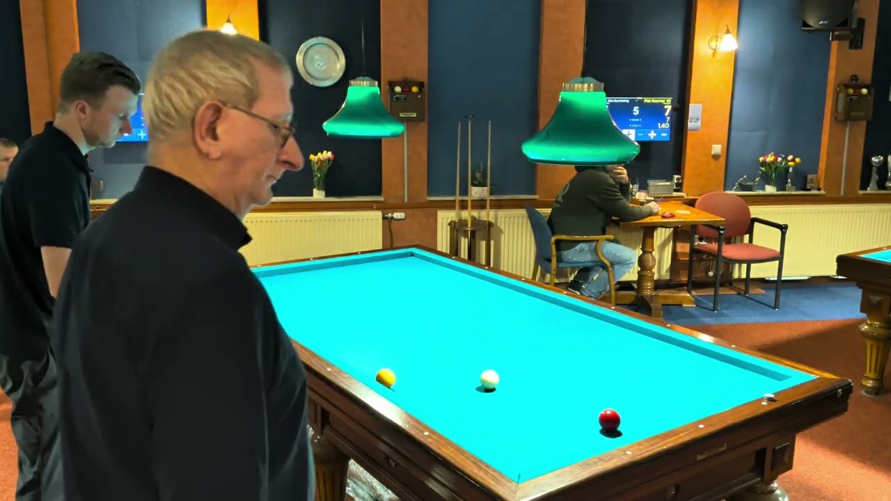 Finale veilig stellen?! | PK Bandstoten 1e klasse: Henk Welboren (55) tegen Martijn (55)