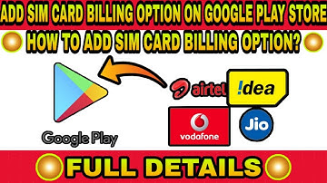 HOW TO ADD SIM CARD PAYMENT METHOD OPTION ON GOOGLE PLAY STORE - 101% WORKING TRICK - BOSS GAMING
