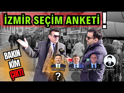 İşte merak edilen İZMİR sayaçlı seçim anketi / Chp'nin oy düşüşü ! ve Hamza Dağ ? izleyin...