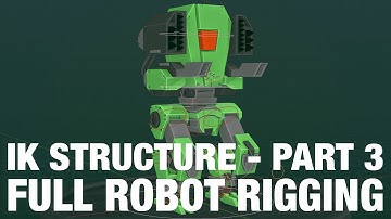 Full Robot Rig - Part 3: IK Structure  | Rigging For Animation