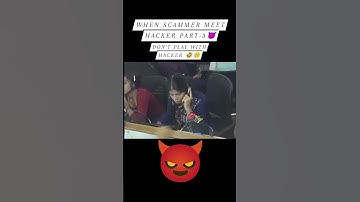 Hackers meet scammer #hacking #hack 😱😱