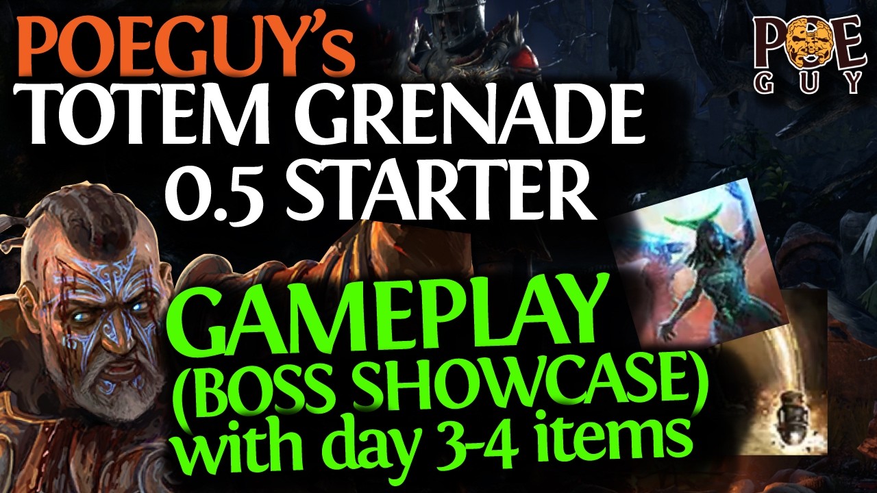 [PoE 2] - 0.5 GRENADE TOTEM WARBRINGER STARTER - More Gameplay Showcase // New Player friendly