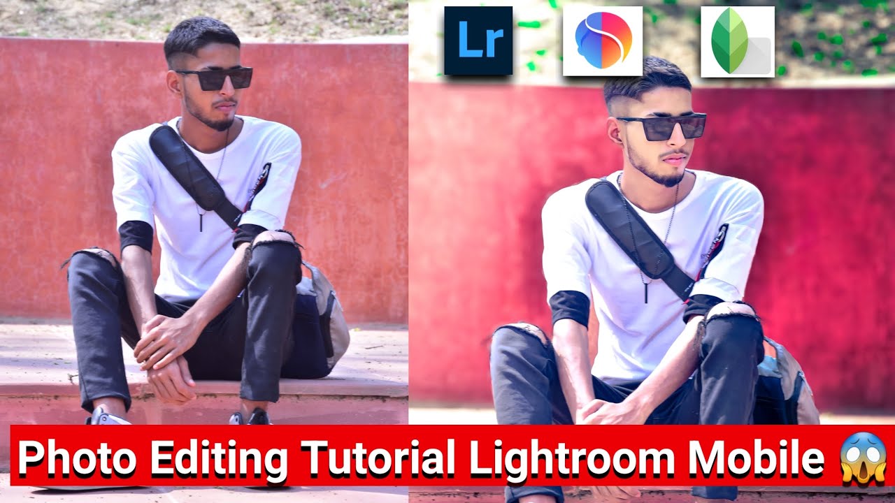 Photo Editing Tutorial Lightroom Mobile 📲 - YouTube