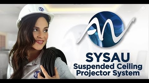 SYSAU - Suspended Ceiling Projector System for any projector under 35lbs by Chief