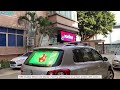 Nse outdoor motion led display  taxi top led display  car back window led display