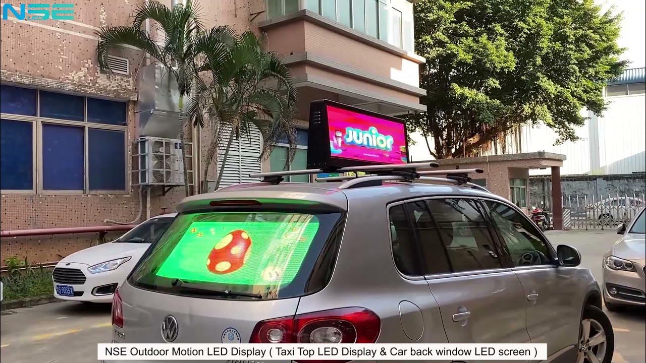 Taxi Top LED Display Screen Car Advertising LED Screen Roof Sign