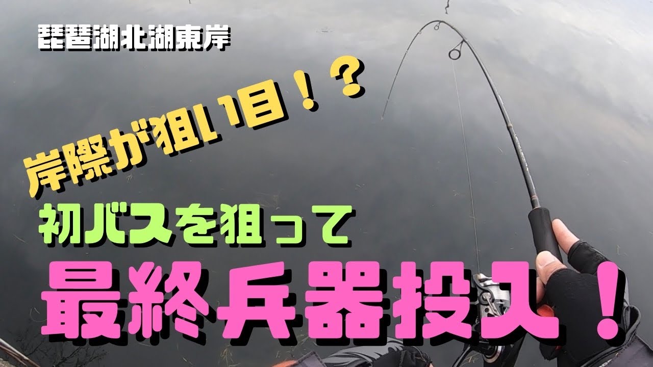【琵琶湖バス釣り】2026年初バスを狙ってきました！モジャモジャにジャークベイトに最終兵器ミラージュスティックⅡまで投入し、バス初め堪能！