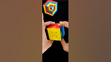 RUBIX CUBE FAST H PERM ALGORITHM #shorts