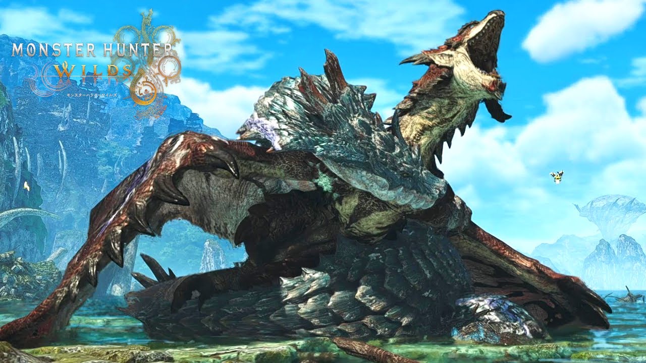 ラギアクルス VS リオレウス（縄張り争い）【モンハンワイルズ】