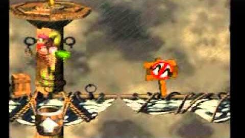 Donkey Kong Country 2 Walkthrough part 5 - Topsail Trouble