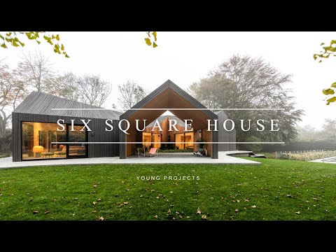 Видео: Модерна извита покривна къща с добавка, подобна на вила, в Шотландия