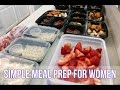 Simple Meal Prep For Women