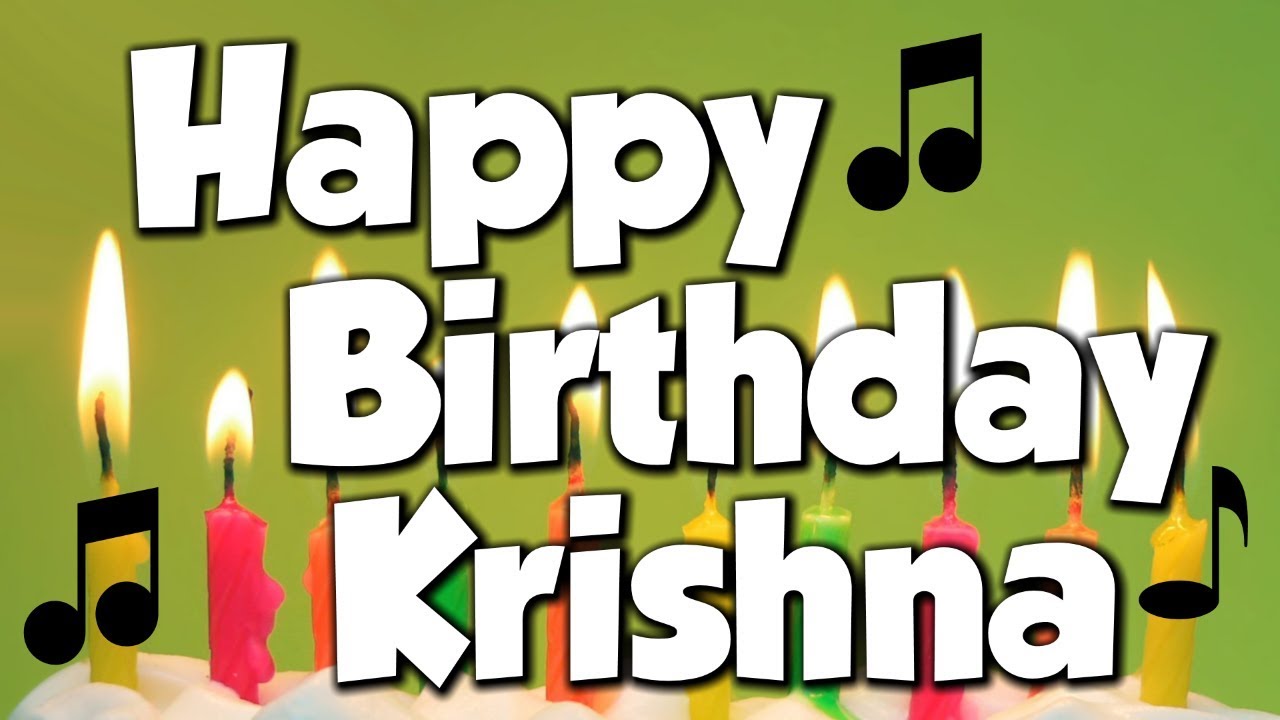 जन्मदिन मुबारक हो Krishna (Happy Birthday ...