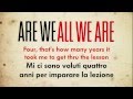 P!nk - Are We All We Are (testo e traduzione)