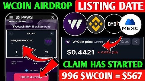 WCoin Finally Announced Listing Date | Wcoin Airdrop New Update | W-Coin Price Prediction Withdrawal