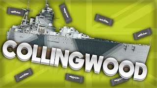 Collingwood is a PAPER cannon in World of Warships Legends