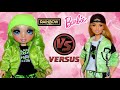 Rainbow High vs. Barbie (обзор аутфитов в стиле Билли Айлиш)