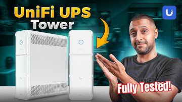 UniFi UPS Tower | The Ultimate Hands-On Review (Runtime, Heat, Setup + More)