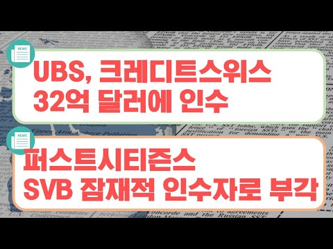   스위스 초대형 은행 탄생 SVB는 누가