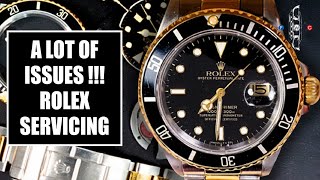 A Rolex with Nasty Surprises !!! Servicing a Rolex Submariner 16803 Cal 3035