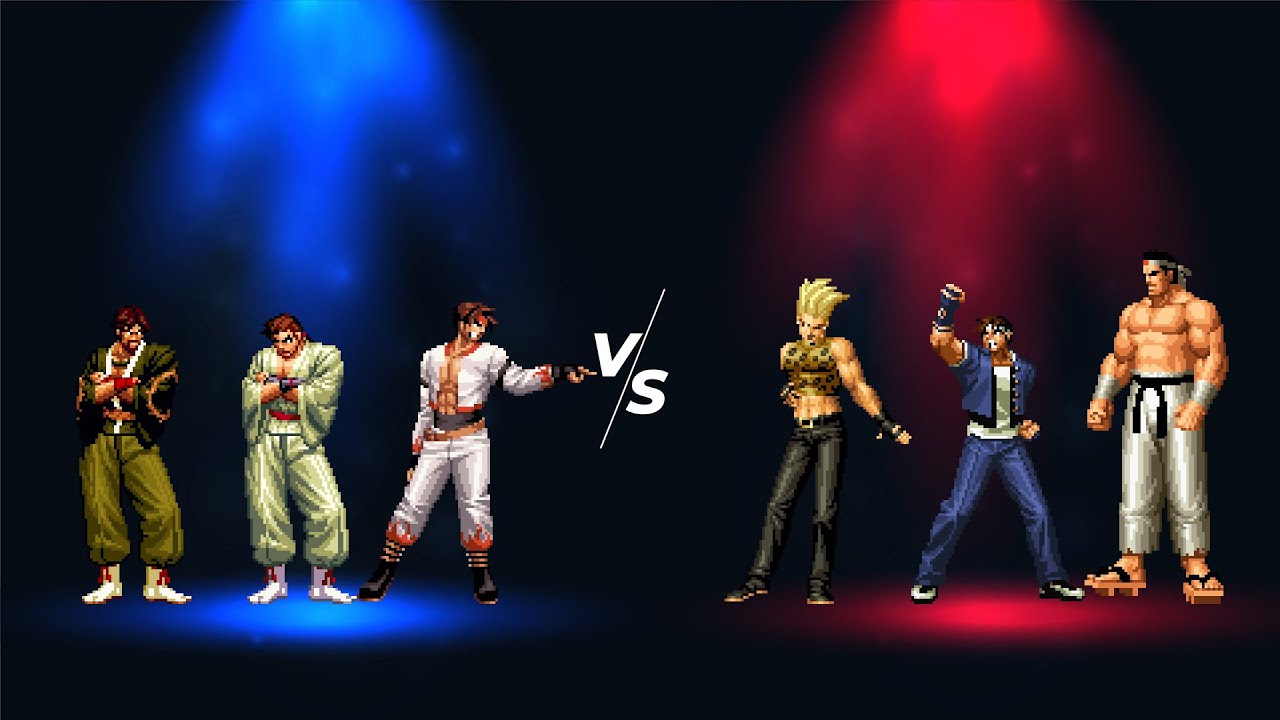 [KOF MUGEN FHD] Syo Team VS Benimaru Team