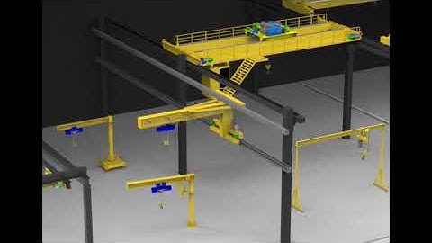 Crane Operation in Workshops: Bridge, Gantry, and Jib Cranes