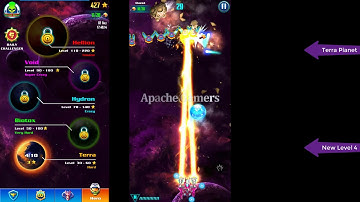Galaxy Attack Alien Shooter | New Hero Mode | Terra New Level 4 |  Tips Tricks For Game Players