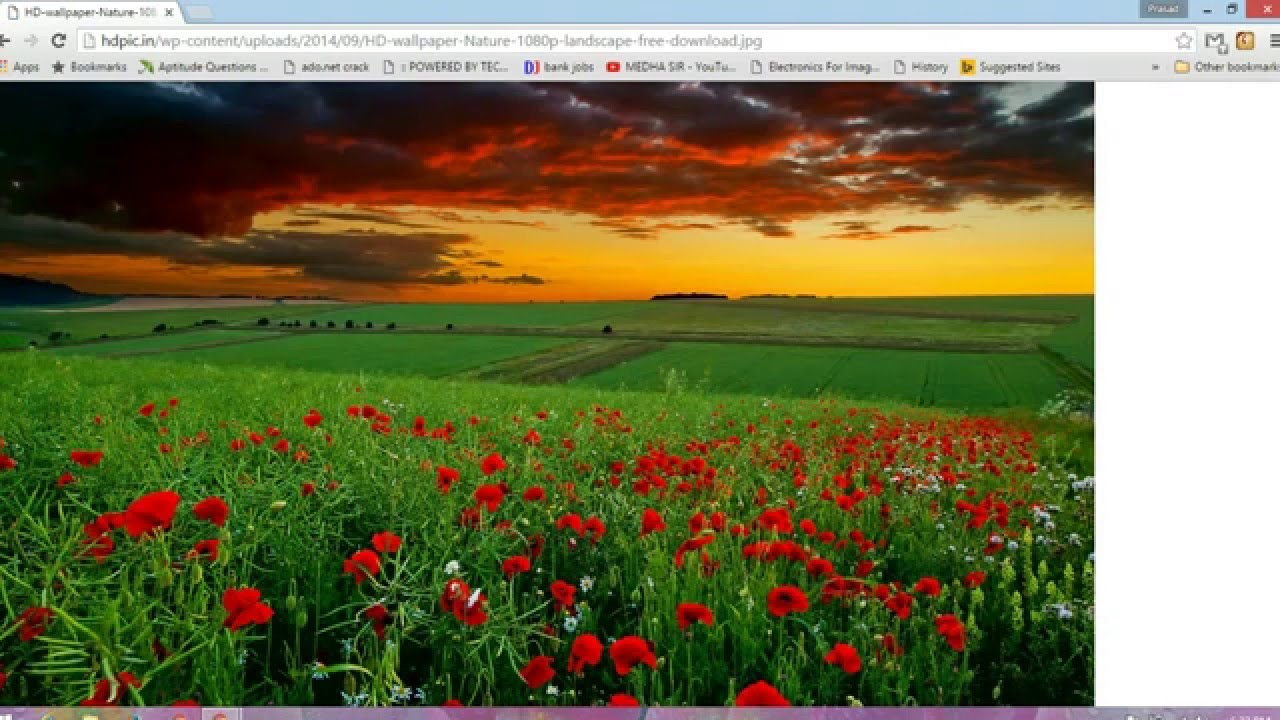 how to download nature wallpaper for system...... - YouTube