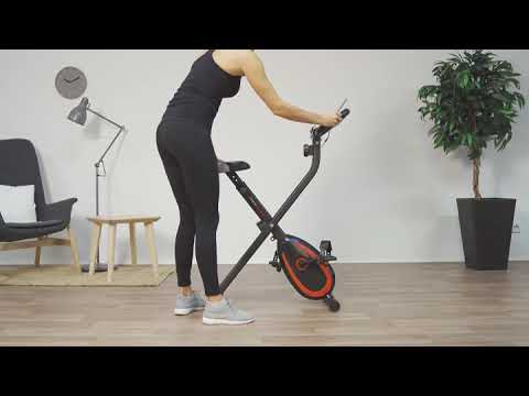 Ultrasport F Bike Home Trainer with Hand Pulse Sensors - YouTube