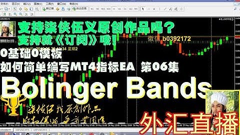 【mql4初级】【0基础0模板】如何简单编写MT4指标EA 第06集 Bolinger Bands EA | 人人都会编写ea