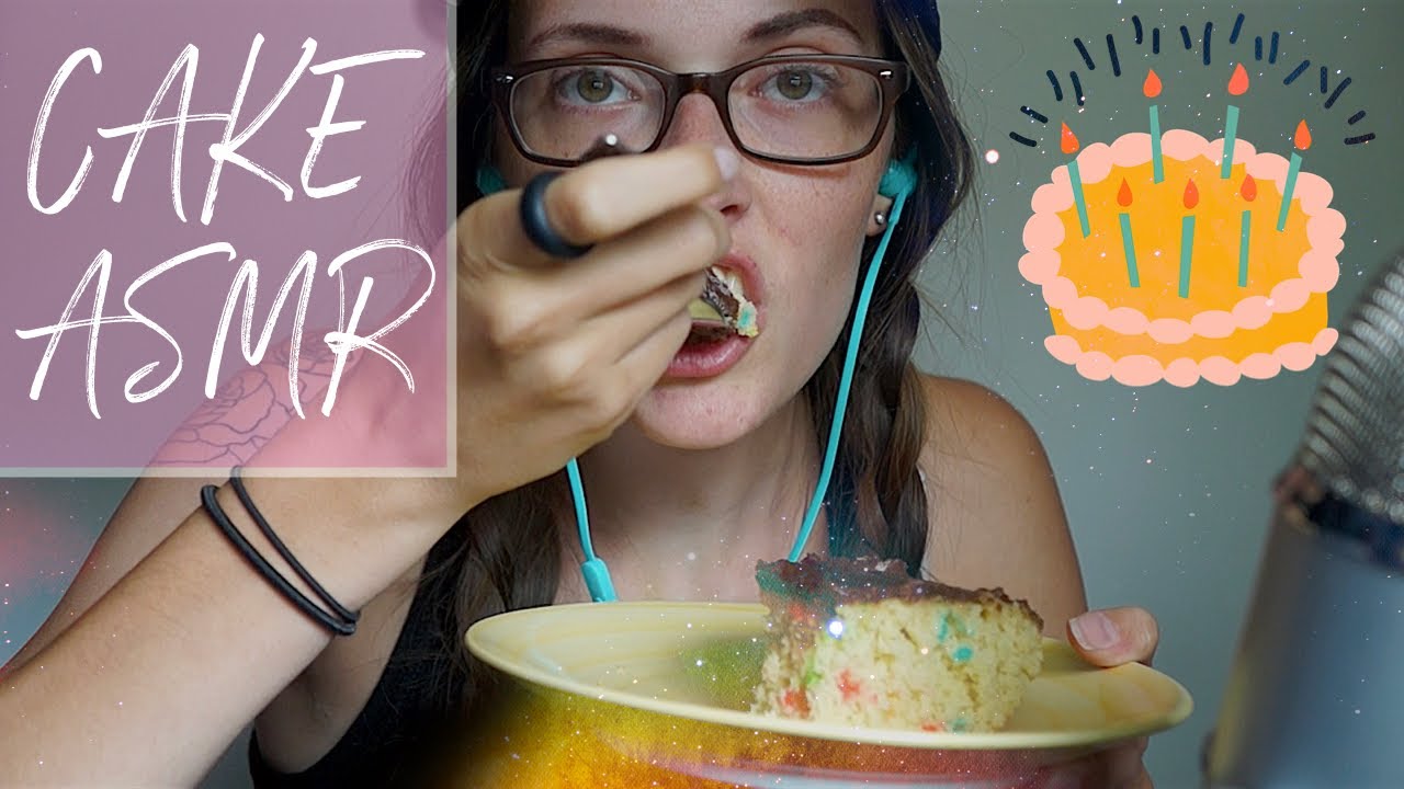 ASMR EATING CAKE 🎂 YouTube