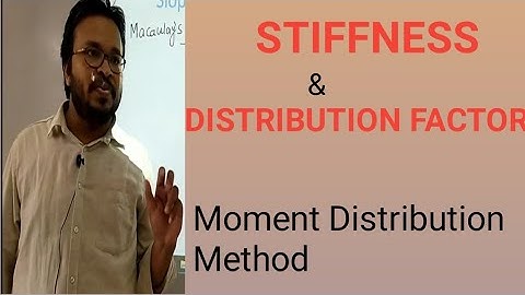 L-27 II Concept of Stiffness II Distribution Factor II Moment Distribution Method
