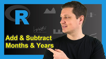 Add & Subtract Months & Years to/from Date Object in R (2 Examples) | as.Date(), class() & lubridate