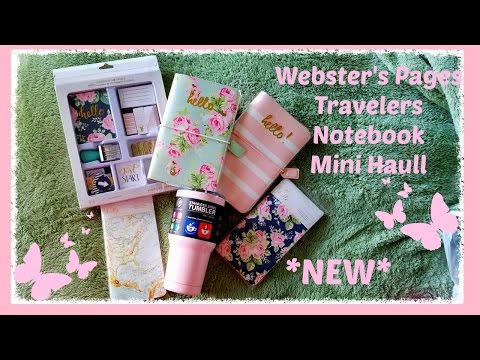 Webster’s Pages Traveler’s Notebook Mini Haul | Joann’s 60% Coupon