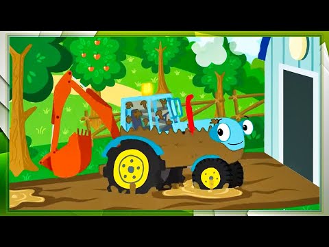 😸 Котёнок Котэ | 🚜 Колёса трактора - развивающая, обучающая песенка для детей | Мультики для детей